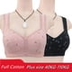 thumbnail image 2 of Talla Grande Sujetador Tamaño 36-52 Cierre Frontal Sujetadores Sin Hierro Mujer Ropa Interior Algodón Completo, 2 of 5
