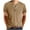 c01Yellow, variant on USNSM Mens Casual Solid Henley Shirts Classic Button Short Sleeve Fashion T-Shirts Summer Lightweight Tees Tops with Pocket Khaki S