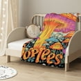 thumbnail image 2 of HENGT Mushroom Blanket  Cozy Soft Throw Blanket for Couch Fuzzy Thick Flannel Blanket Gifts for Mom Daughter Son Grandma Teenager Girls Boys Friends Sister Women, 2 of 6