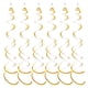 thumbnail image 2 of Naiovety 6 pack/lote colgante en espiral ingredientes seguros artesanía exquisita DIY colgante decorativo guirnalda aniversario Kits de decoración para fiestas Oro 27.5 pulgadas, 2 of 6
