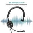 thumbnail image 4 of Headset Telephone Traffic Earphone Call Center  Computer Headset USB Wire Control Clear Sound Quality Headphone Computer Headset, 4 of 8