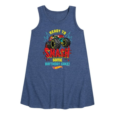 

Hot Wheels - Ready To Smash Cake - Toddler And Youth Girls A-line Dress