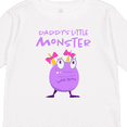 thumbnail image 4 of Inktastic Daddy's Little Monster Girls Long Sleeve Toddler T-Shirt, 4 of 5