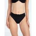thumbnail image 2 of Joyspun Women's Lace and Mesh Thong Panties, 3-Pack, Sizes XS-XXXL, 2 of 8