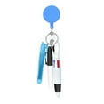 thumbnail image 2 of perfeclan Nurse Shuttle Pen, Retractable Holder, Nurses Day Gift Multipurpose Portable Party Favor Nursing Clips Nurse Pen, blue, 2 of 9