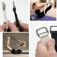 thumbnail image 5 of Yoga Band -Tool for Flexibility | Exercises | Yoga Belt Strap with Adjustable Metal Sliding Buckle, 5 of 5