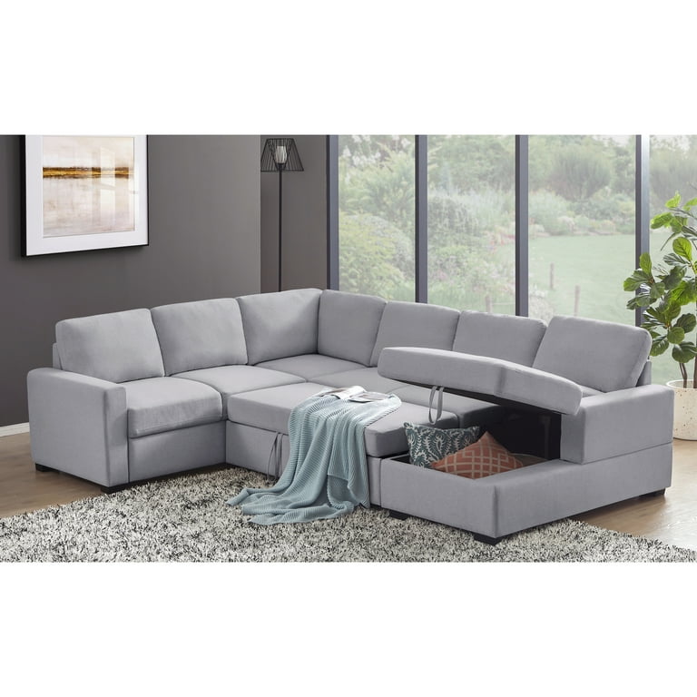 Left hand sectional sleeper sofa discount