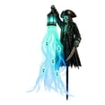 thumbnail image 5 of Lypsnake Cursed Pirate Glowing Ghost Yard Stake Light,Skeleton Pirate with Lantern LED Garden Decor, Spooky Lawn Stake for Halloween Pathway Haunted House Decor, 5 of 8