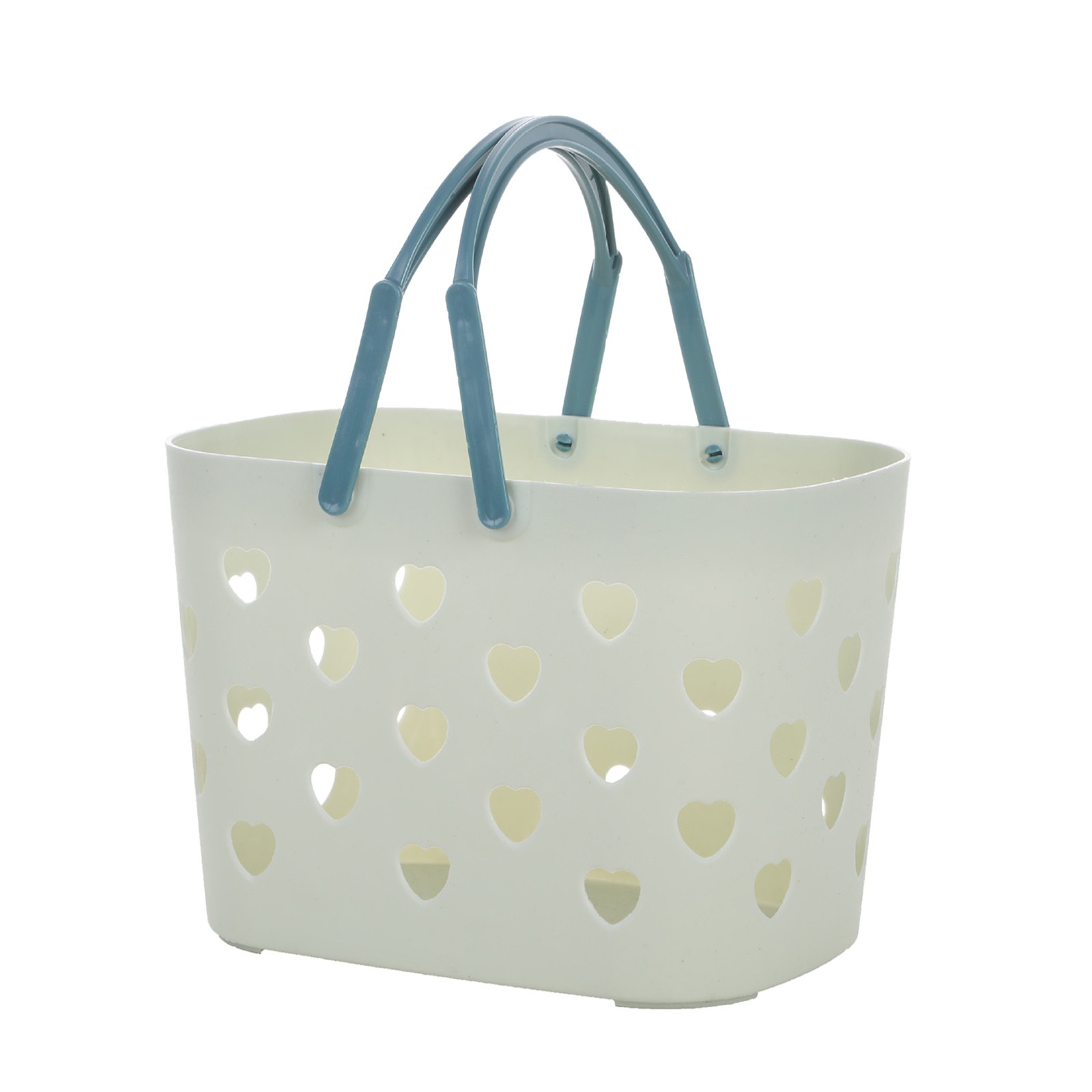 VOSS Portable Shower Caddy Tote Plastic Storage Basket With Handle Box Organizer For Bathroom