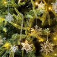thumbnail image 4 of piezas de adornos navideños para el hogar, adornos acrílicos de cristal, copos de nieve, alce, colgantes para árbol de Navidad, regalo de Año Nuevo 2024, 4 of 5