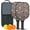 Pioneer Flower Floral-3, variant on Pickleball Paddles Set,Pioneer Flower Floral Print Pattern Fiberglass Surface Pickleball Racket Set with 2 Indoor Outdoor Pickleball Balls and Pickleball Bag,Pickle-ball Equipment