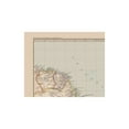 thumbnail image 4 of Historic Map - Brazil Suriname - Stieler 1885 - Vintage Wall Art, 4 of 4