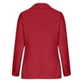 thumbnail image 4 of Rigardu Clearance Sale Blazers for Women Women Loose Top Long Sleeve Casual Slim Short Small Suit Jacket Womens Blazer Red 3Xl, 4 of 5