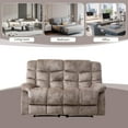 thumbnail image 3 of Bonzy Home Manual Reclining Chair Double Recliner Loveseat Sofa Set Adjustable Backrest Living Room Sets, 3 of 7