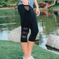 thumbnail image 2 of Biker Shorts Women High Waisted with 2 Hidden Pockets Workout Athletic Running Yoga Long Shorts, 2 of 9