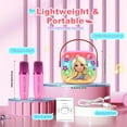 thumbnail image 4 of ATOPDREAM Karaoke Machine for Kids, Gifts for 4 5 6 7 8 9 Year Old Girls, Bluetooth Speaker with 2 Microphones, Birthday Easter Gifts for Kids, 4 of 7