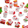 thumbnail image 2 of 21x adornos navideños en miniatura, decoración para casa de muñecas, decoración de escritorio para el hogar, Papá Noel, pequeñas figuras en miniatura BLESIY Figuras en miniatura, 2 of 8