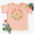 thumbnail image 3 of Big Big Sister Groovy Daisy Shirt for New Baby Pregnancy Reveal Outfit for Baby and Toddler Youth Girls Military Green Shirt 18 Months, 3 of 6