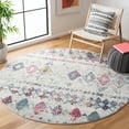 thumbnail image 3 of SAFAVIEH Madison Hannah Geometric Area Rug, Grey/Purple, 8' x 10', 3 of 10