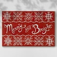 thumbnail image 2 of Fair Isle Snowflake I- Gallery Wrapped Canvas, 2 of 9