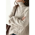 thumbnail image 4 of Jumpingount Suéter de cuello alto de invierno y otoño para mujer, jersey de Color sólido para fiesta de niñas, ropa de abrigo de Cachemira para Prendas para la parte del cuerpo L Jumpingount AP015654-03, 4 of 6