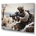 thumbnail image 2 of Designart "Precision Marksmanship Army IV" Army Wall Decor, 2 of 5
