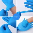 thumbnail image 3 of Disposable Nitrile Fishing Gloves Durable Comfortable Non Slip Grip For Outdoor Fishing And Handling Fish  Touch Screen Compatible Latex Free One Size Fits All, 3 of 5