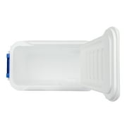 Igloo Wheelie Cool 38 QT Hard Sided Cooler with Wheels, Blue