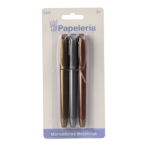 Marcadores Metálicos Prichos 3 Pack Multicolor