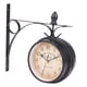thumbnail image 1 of Reloj de pared de doble cara estilo europeo Relojes clásicos Monocromo, 1 of 5
