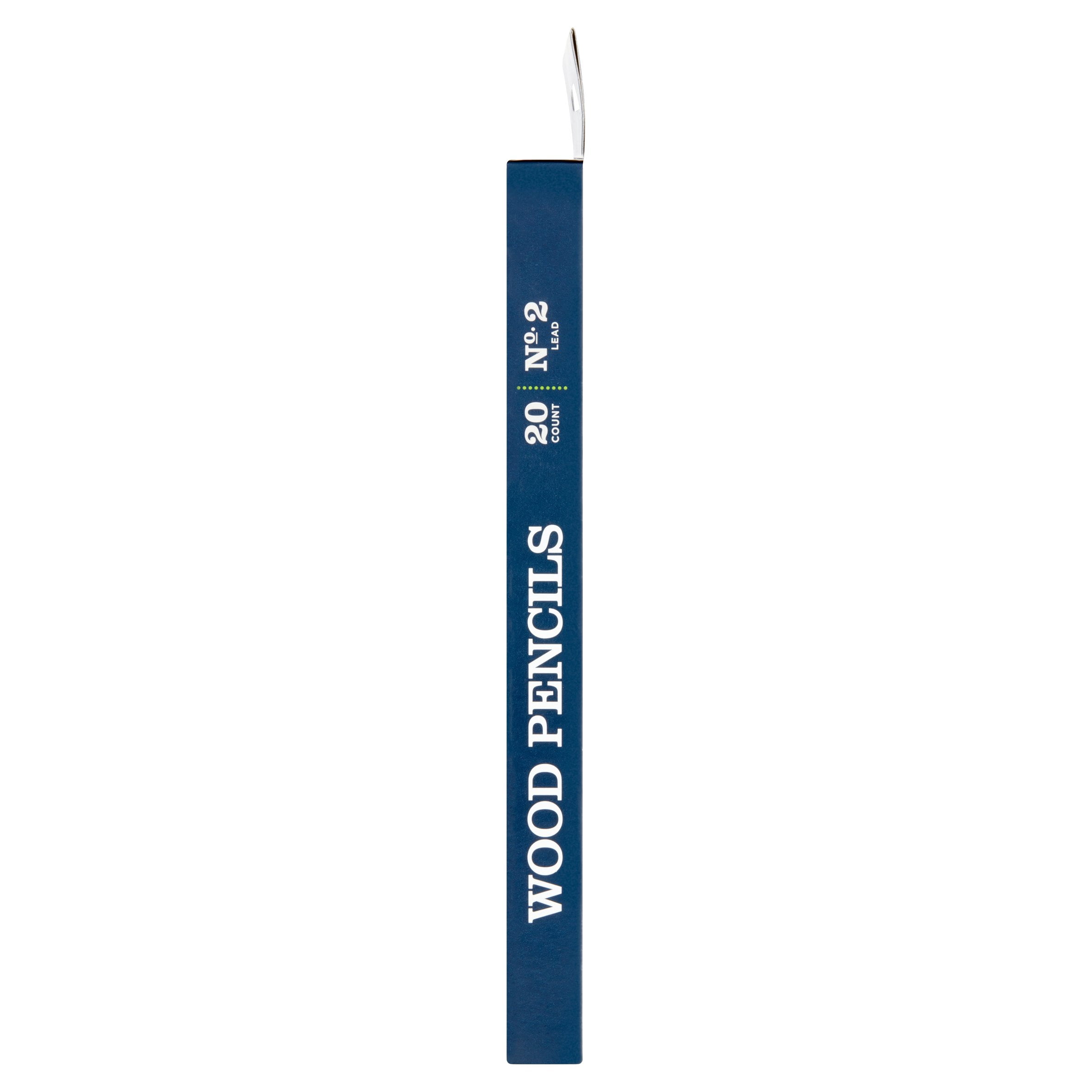 Case-Mate Pencils, No 2 Lead, Yellow, 20 Count