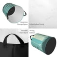 thumbnail image 4 of Balery Not All Those Who Wander Are Lost1 Round Laundry Basket with Handles Waterproof Freestanding Laundry Hamper for Clothes Toys in the Dorm and Family-, 4 of 8
