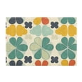 thumbnail image 7 of Yayeee Bath Rug for Bathroom Floor Non Slip Rectangle Fluffy Soft Absorbent Mat, 16"x24", Beige Clover Pattern, 7 of 7