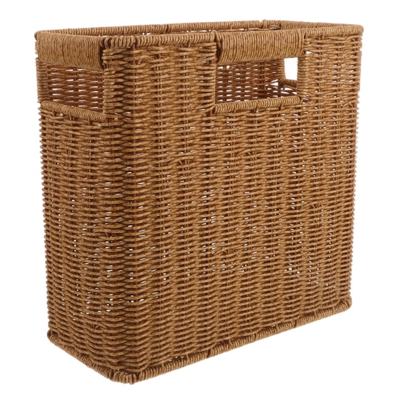 LOLIPPYY Woven Storage Basket with Handles for Kitchen, Living Room, Bedroom and Home Organization Solutions