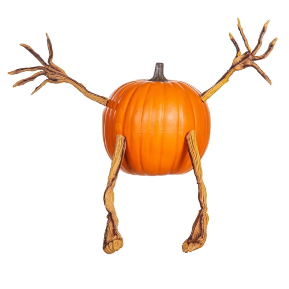Halloween Posable Pumpkin Vine Arms and Legs Set Outdoor Weatherproof