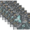 thumbnail image 6 of Christmas Pinecone Cloth Napkins Washable Napkin for Dinner Table Decorative for Home Dinner Restaurant Parties 20 Inch 4 Pack Washcloth Gift, 6 of 7