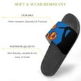 thumbnail image 3 of GZHJMY Stylish Slides for Women Men, Young Man with A Microphone Reads A Rap Soft Flexible Slip-on Sandals Slippers, 3 of 7