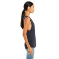 thumbnail image 3 of Bella Canvas Womens Flowy Scoop Blended Muscle Tank, S, Heather Navy, 3 of 3