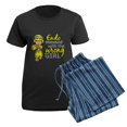 thumbnail image 5 of CafePress - Combat Girl Endometriosis Women's Dark Pajamas - Women's Short Sleeve Print T-Shirt and Pants Dark Cotton Pajama Set, 5 of 7