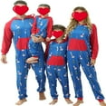 thumbnail image 1 of Pyjamas Assortis de Noël pour la Famille, Grenouillère Renne à Manches Longues, Combinaison une Pièce pour Adultes, Enfants, Bébé, 1 of 6