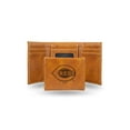 thumbnail image 1 of Cincinnati Reds Laser Engraved Brown Trifold Wallet, 1 of 1