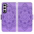 thumbnail image 5 of Compatible with Samsung Galaxy S23 Plus S23+ 5G Wallet Phone Case and Tempered Glass Screen Protector Flip Credit Card Holder Stand Cell Cover for S23plus 23S + S 23 23+ SM-S916U 6.6 inch Purple, 5 of 9