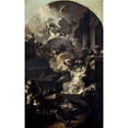 thumbnail image 2 of Gabriel-François Doyen 11x14 Gold Ornate Wood Frame and Double Matted Museum Art Print Titled - The Ardent Miracle (1767), 2 of 4