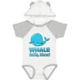 thumbnail image 3 of Inktastic Whale, Hello There Boys or Girls Baby Bodysuit, 3 of 5