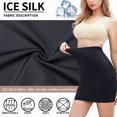 thumbnail image 4 of QRIC Womens Seamless High Waist Tummy Control Half Slips Smoother Slimming Body Shaper Dress, 4 of 6