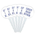 thumbnail image 1 of Best Dad Ever Blue Cupcake Picks Toppers - Set of 6, 1 of 1