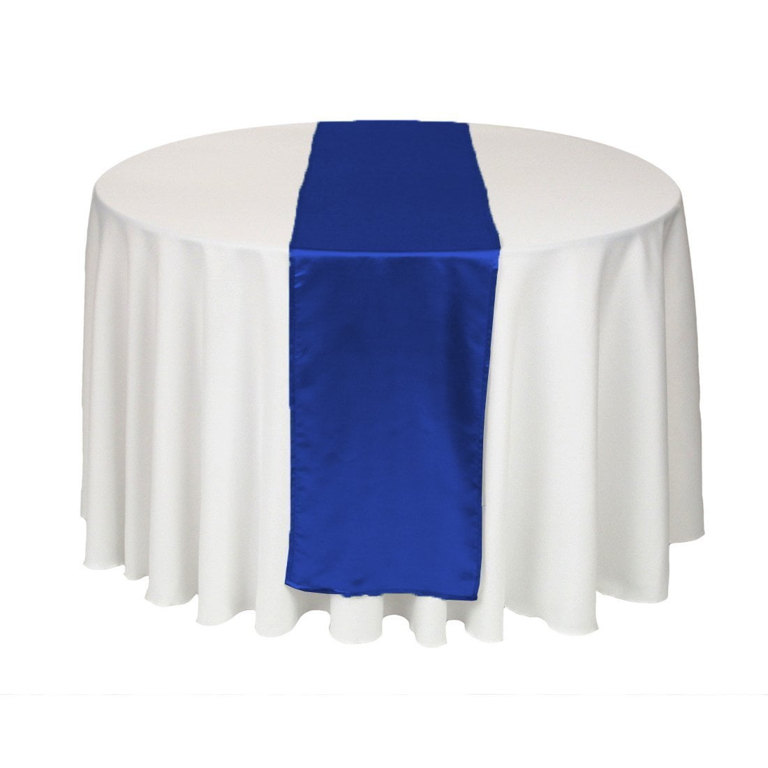Linentablecloth 14 X 108 Inch Satin Table Runner Royal Blue Walmartcom Walmartcom