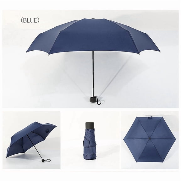 Foldable Umbrella Mini Umbrella Traveling Rain Gear Rainy Day Pocket Umbrella Mini Folding Sun Umbrellas Travel Umbr,F