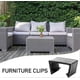 thumbnail image 3 of 8 Pcs Rattan Furniture Clips, Patio Wicker Furniture Clips Outdoor Furniture Clips 2.56 Inch Plastic Rattan Sofa Clips Plastic Rattan Chair Fasteners, 3 of 5