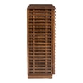 thumbnail image 2 of HomeRoots 396329 42 in. Walnut Wood Accent Cabinet with Three Shelves & Two Drawers, 2 of 5